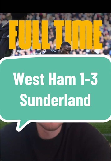 West Ham 3-1 Sunderland #whufc #westham #sunderland #safc #sunderlandafc