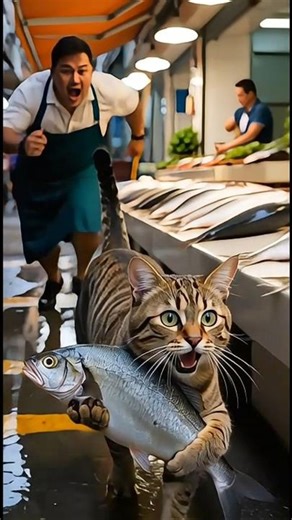 Fat Cat Fails Again 😂#shorts #cute #cat #funny #video