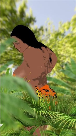Wild & Radiant: Jungle Queen ‪@Persephanii‬ Animation Celebrating Curves & Confidence