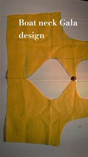 March 15, 2026 boat neck Gala design#blouse #love #trending #shortvideo ✂️