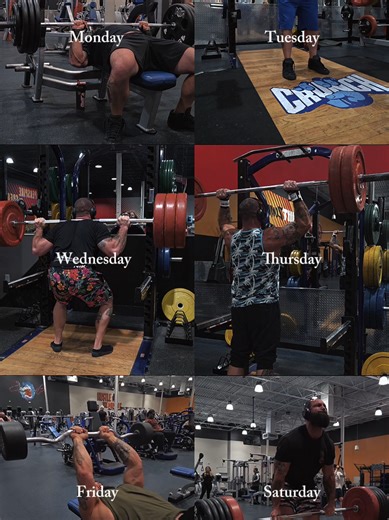 this is my 6 day workout split Monday - Chest Tuesday - Back (upper) Wednesday - Legs (quad focus) Thursday - Shoulders Friday - Arms Saturday - Legs (hamstrings) #workoutsplit #workout #weightlifting #powerlifting #gymtok