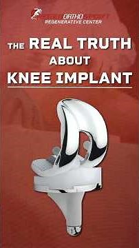 Don’t Rush Into Knee Replacement — Repair It Naturally with BMAC & Stem Cell Therapy First #KneePain