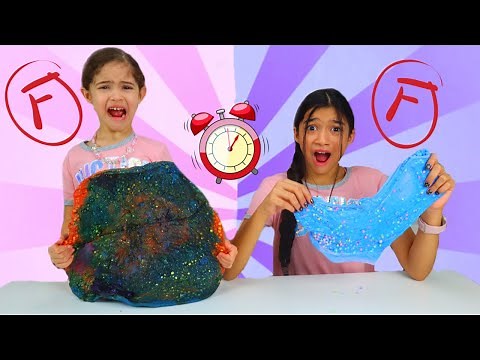 I FIX & GRADE MY SISTERS SLIME CHALLENGE!