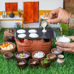 4.1K reactions · 179 shares | 丹 Miniature Set Dosa + Veg Kurma  | Miniature Cooking Show | Facebook