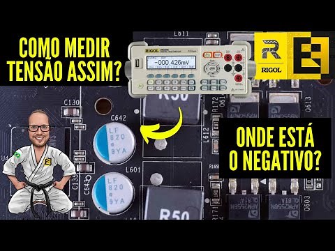 Para Medir TENSÃO DA PCB, ISSO é CRUCIAL! USE o GND Da Placa Eletrônica - Eletronica Facil e RIGOL