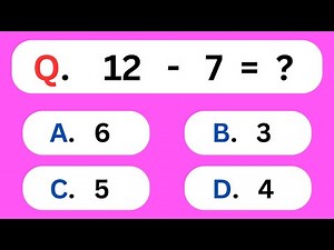 Basic Subtraction |Math Quiz for Kids|Subtraction Games For kids|Subtraction Quiz For Grade 3 |Maths