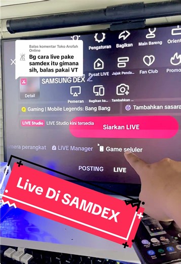 Membalas @Toko Arofah Online: Setup Samsung DeX