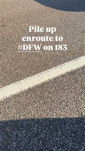 Massive accident? #dfw traffic completely stopped. | Rachel Joy Swardson