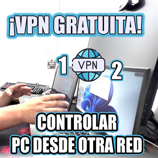 115K views · 2.5K reactions | Controla tu PC desde otro LUGAR con una VPN GRATlS y el Escritorio Remoto de Windows 10 y 11. #VPN #vpnfree #pc #windows11 #windows10 #escritorioremoto | PC fácil Digital | Facebook