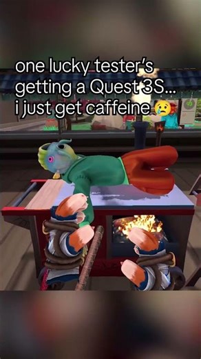 One lucky tester gets a Quest 3S… i get caffeine 😢