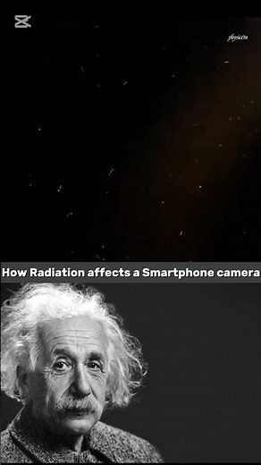 How radiation affects to the smartphone camera.😱☢️. #shorts #nuclear #radiation