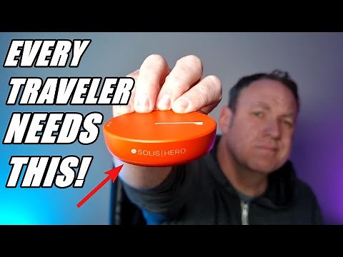 Free lifetime global data! Every traveler needs this SIMO Solis Hero 4G Hotspot!
