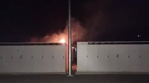 1.4K views · 11 reactions | At least one new Tesla battery remains on fire at a $60 million Queensland project, and it is understood fire crews have been advised not to put it out. Story and video  https://bit.ly/3Pzr6gd | The Chronicle | Facebook