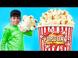 Jason creates world biggest popcorn for movie
