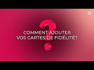 Belfius Mobile - Comment ajouter vos cartes de fidélité?