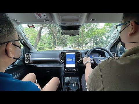 2022 Ford Ranger XLT 2.0L EcoBlue Single Turbodiesel 4x4 | Test Drive POV and Acceleration