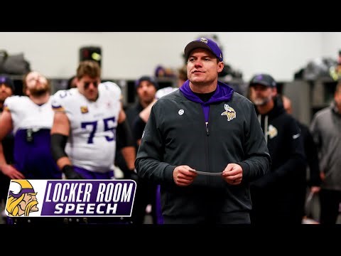 Kevin O'Connell's Locker Room Speech After Minnesota Vikings Win Over New York Giants