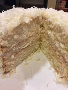 Old Fashioned Coconut Cake | Baking Naturally