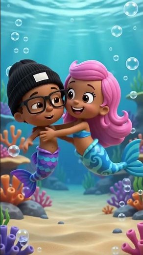 Bubble guppies - Molly gave her lover Joshua a big hug ❤️💕🫂🥰🫂💕😘