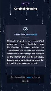 .COM Explained in 60 Seconds 🌍 Why It's Still the #1 Domain Name