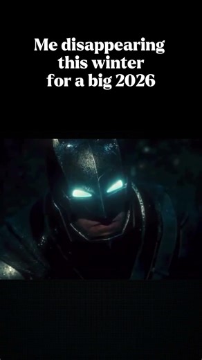 Disappearing so I can make 2026 huge