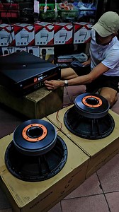 Shockwave 15"3000 watts low-mid & Shockwave 1500 #soundtesting #reelsvideoシ Groundzero Electronics | JRA Venture
