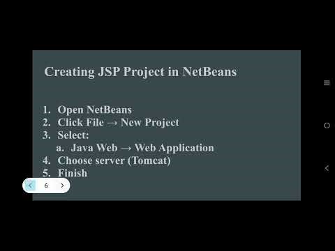 Explaining about 'JSP IN NETBEANS'