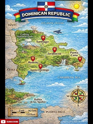 Dominican Republic map
