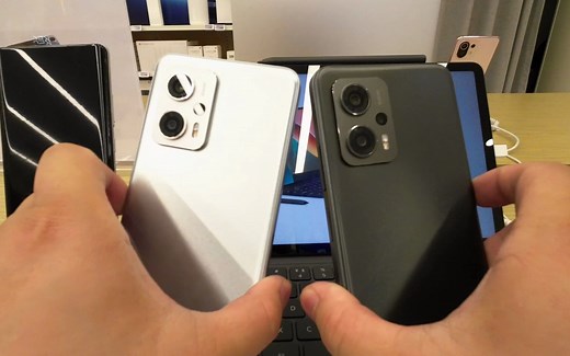 小米之家实体店体验Redmi Note 11T Pro 对比 Note 11T Pro  外观、屏幕、跑分！