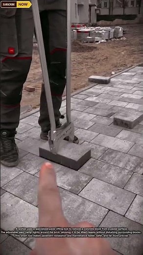 Smart Paver Lifting Tools for Removing and Installing Concrete Blocks in Precision Landscaping Proje