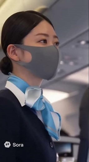 マスクをしてても美しいけど、外した笑顔はもっと素敵なCAさん