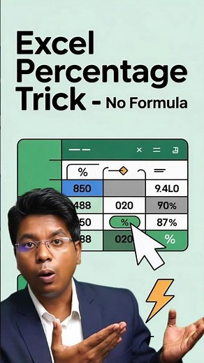 This Excel trick saves hours of formula work #excel #shorts #tutorial