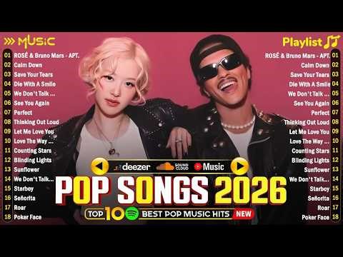 Bruno Mars, Adele, Ed Sheeran, Maroon 5, Dua Lipa, Rihanna, The Weeknd 💥 Billboard Top 50 This Week