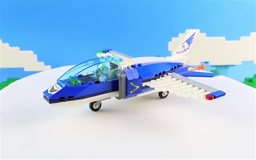 【乐高】2019乐高城市系列60206~60210空中警察国外开箱视频！