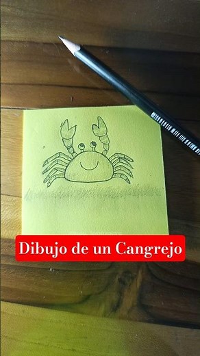 Como Dibujar un Cangrejo Paso a Paso 🦀✨