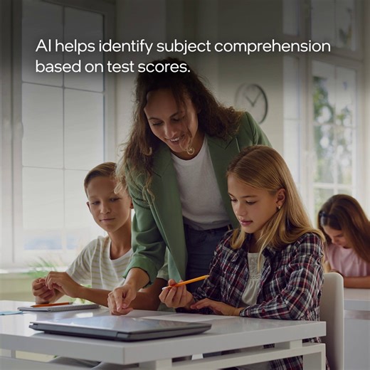 Intel on Instagram: "Smarter schools and more engaged students. This is AI in practice. Read our AI use cases to see how AI is reshaping our approach to education. Link in bio.​​"