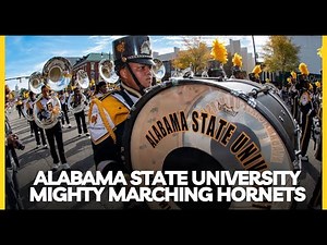 The Alabama State University Mighty Marching Hornets (Percussion View)
