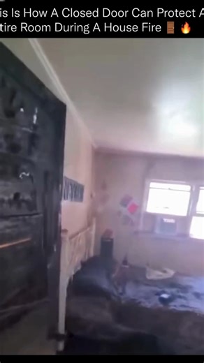 Pulse News Network on Instagram: "A closed door doesn’t stop a fire, but it fundamentally changes how fire spreads through a structure 🧯🧠 Fire growth depends on oxygen, airflow, and heat transfer. When a door is closed, airflow into the room is restricted, limiting flame spread, reducing temperature rise, and slowing the movement of toxic smoke into that space. This doesn’t create a permanently safe room. Smoke inhalation is still dangerous over time. What it does create is delay. Delay in hea