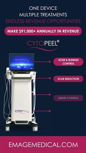 Introducing CytoPeel®: One device. Multiple Treatments. Endless revenue opportunities.⁠