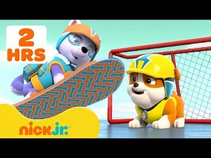 PAW Patrol Best Sports Rescues! #4 🏂❄️ 120 Minute Compilation | Nick Jr.