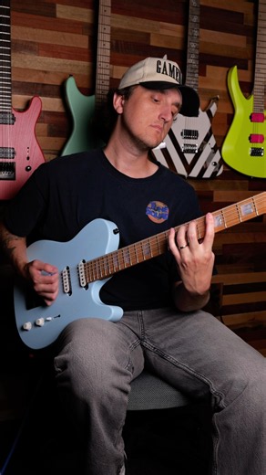 What kind of pickup would you choose for metal on a 30” baritone guitar? #guitar #baritone #kiesel