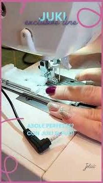 Asole perfette con JUKI EXCLUSIVE LINE #cucito #sewing #perte #diy #macchinapercucire #sewingtips