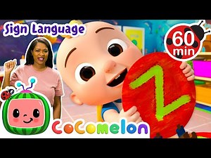 Learn ABC's Song | Cocomelon Nursery Rhymes | Learn ASL & Baby Sign Language for Kids