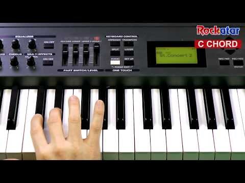 C chord on Keyboard