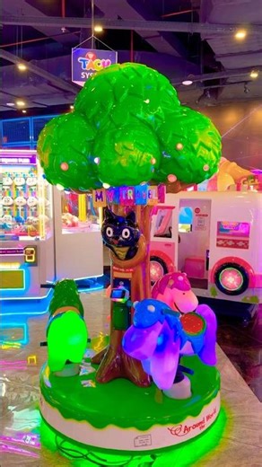 Mini carousel tree horse my travel 🐴 🌳 #carousel #cute