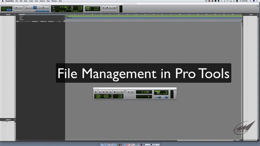 File Management in Pro Tools