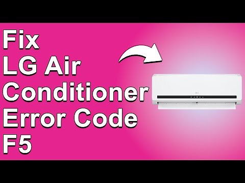 LG Air Conditioner Error Code F5 (Why Error Code F5 Occurs And How The Easiest Way To Fix It)