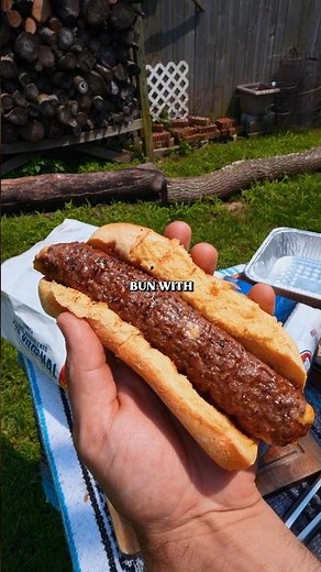 I made a burger hot dog