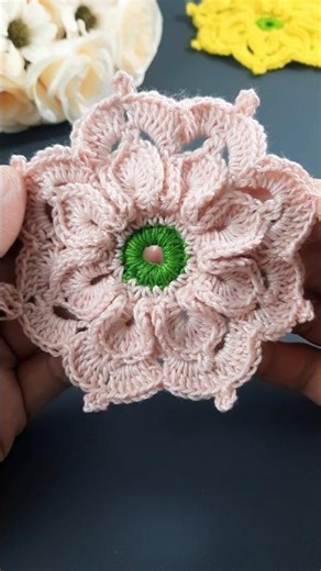 Crochet flower || Bunga rajut
