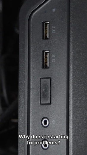 Why restarting fixes everything — explained! #tech #it #easy #computereducation